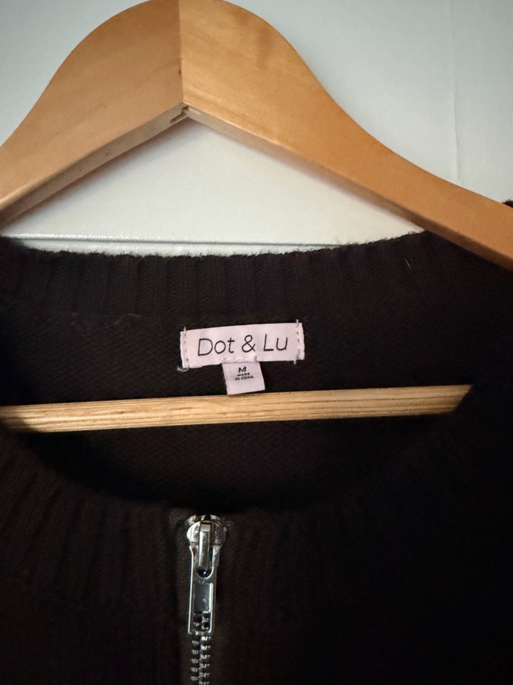 Anthropologie Dot & Lu Chocolate Brown Zip-Front Utility Vest - Picture 6 of 7